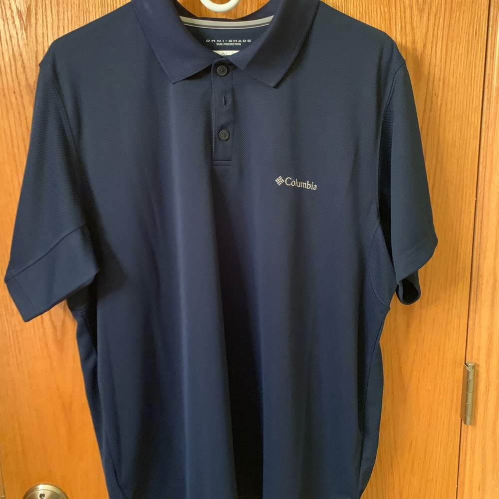 Navy Columbia Polo
